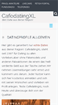 Mobile Screenshot of cafedatingxl.com
